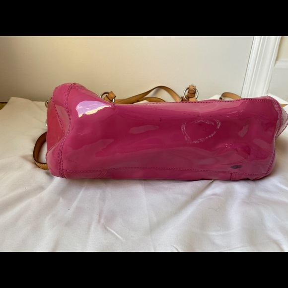 Coach Leah Pink Patent Leather Tote - Picture 10 of 10